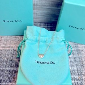 Tiffany and CO Paloma Picasso heart Diamond necklace